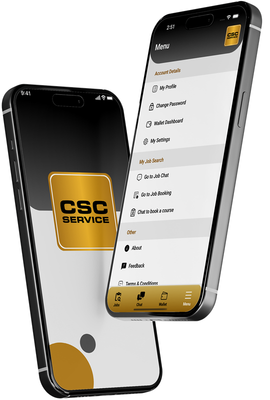 CSC Service mobile app for operatives and contractors