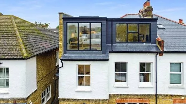 Hip to gable loft conversion design for increasing usable roof space.